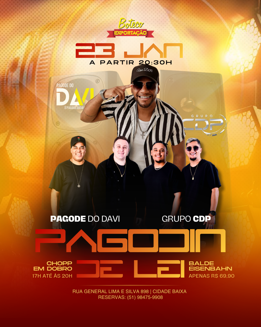 23/01 - Pagode do Davi / Grupo CDP